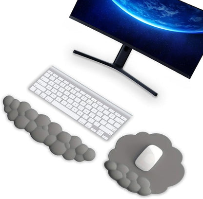 Cloud Wrist Rest Keyboard and Mouse Pad Set