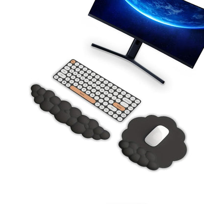 Cloud Wrist Rest Keyboard and Mouse Pad Set